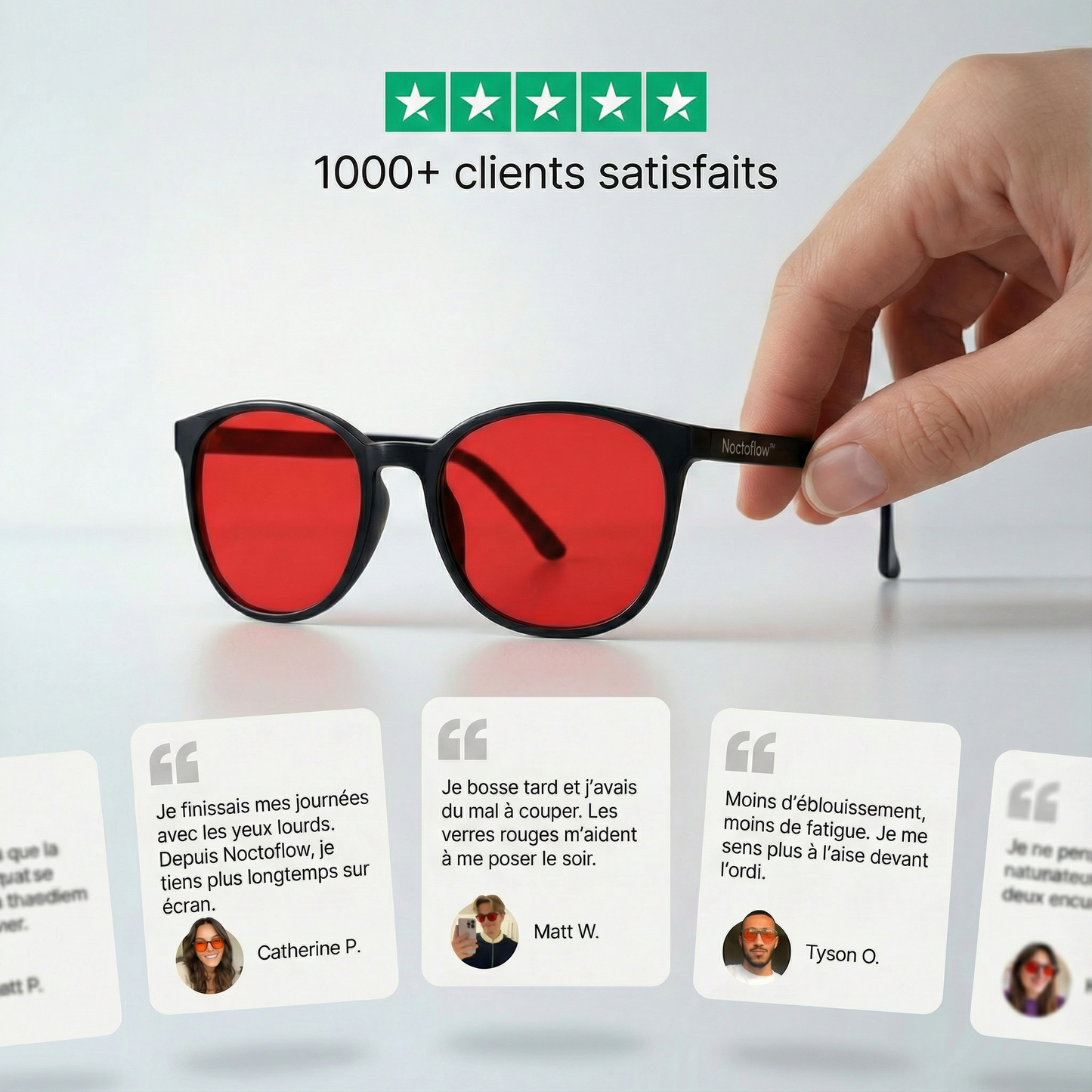 Noctoflow™ – Lunettes Anti Lumière Bleue