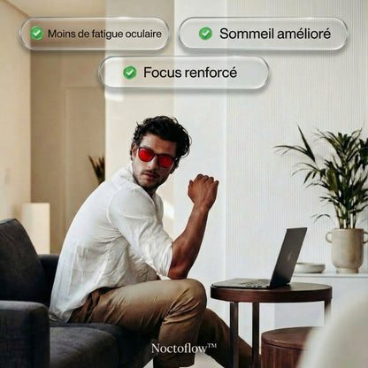 Noctoflow™ – Lunettes Anti Lumière Bleue